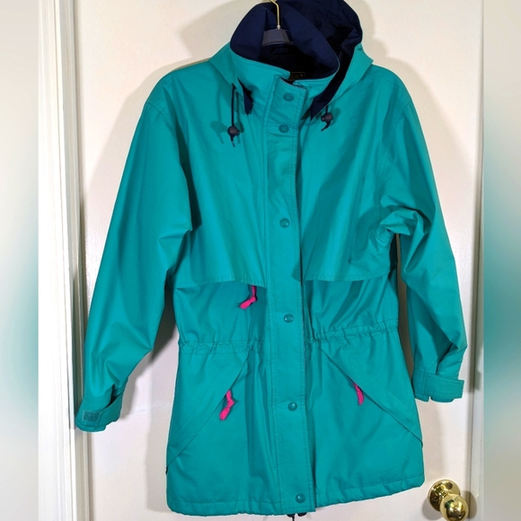 Eddie Bauer Jackets & Blazers - Vintage EDDIE BAUER Gore-Tex Hooded Windbreaker Rain Jacket 90s Womens SZ SP